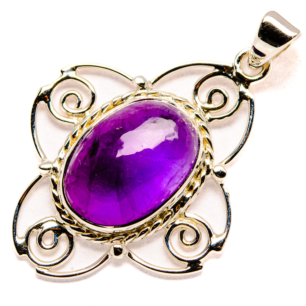 Amethyst Pendants handcrafted by Ana Silver Co - PD35104 - Photo 2