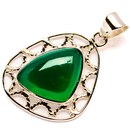Green Onyx Pendants handcrafted by Ana Silver Co - PD35105 - Photo 2