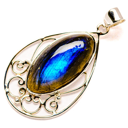 Labradorite Pendants handcrafted by Ana Silver Co - PD35107 - Photo 2