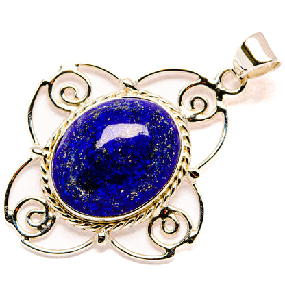 Lapis Lazuli Pendants handcrafted by Ana Silver Co - PD35111 - Photo 2