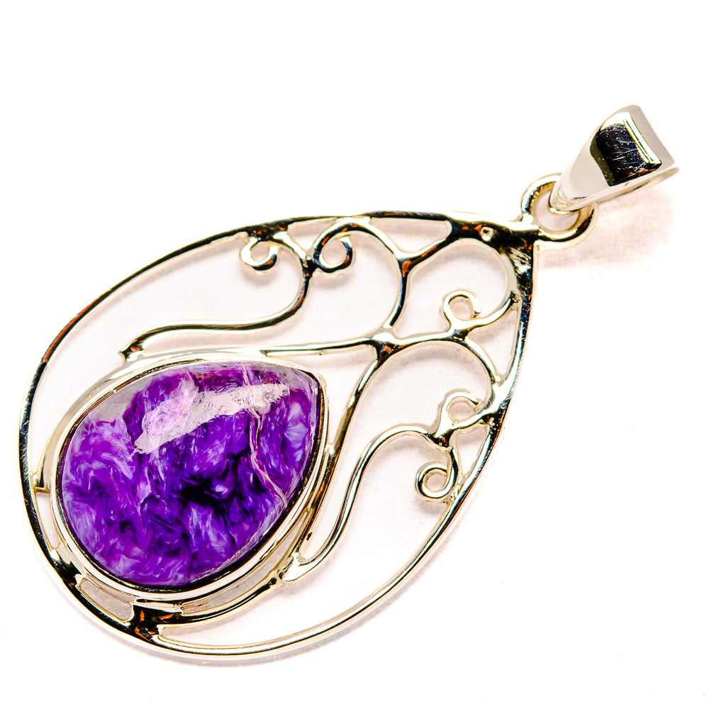 Charoite Pendants handcrafted by Ana Silver Co - PD35117 - Photo 2