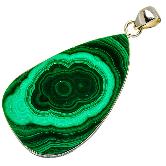 Malachite Pendants handcrafted by Ana Silver Co - PD35131 - Photo 2
