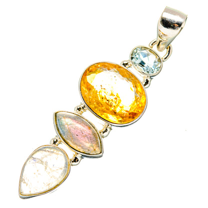 Citrine Pendants handcrafted by Ana Silver Co - PD35140 - Photo 2