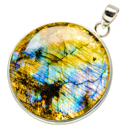 Labradorite Pendants handcrafted by Ana Silver Co - PD35142 - Photo 2