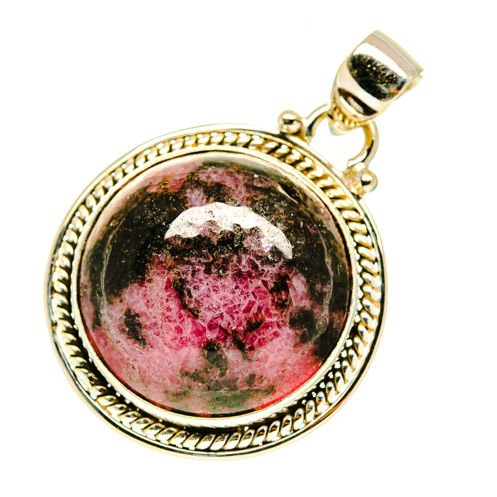 Rhodonite Pendants handcrafted by Ana Silver Co - PD3515
