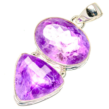 Amethyst Pendants handcrafted by Ana Silver Co - PD35157 - Photo 2