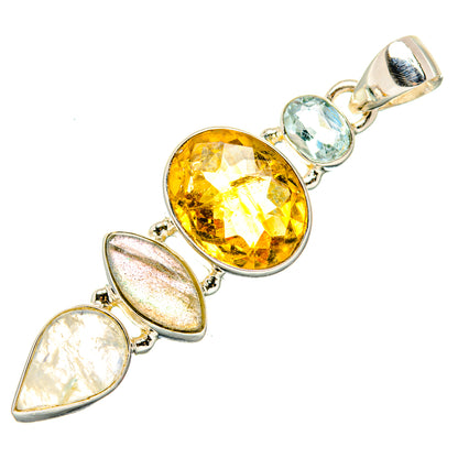 Citrine Pendants handcrafted by Ana Silver Co - PD35159 - Photo 2