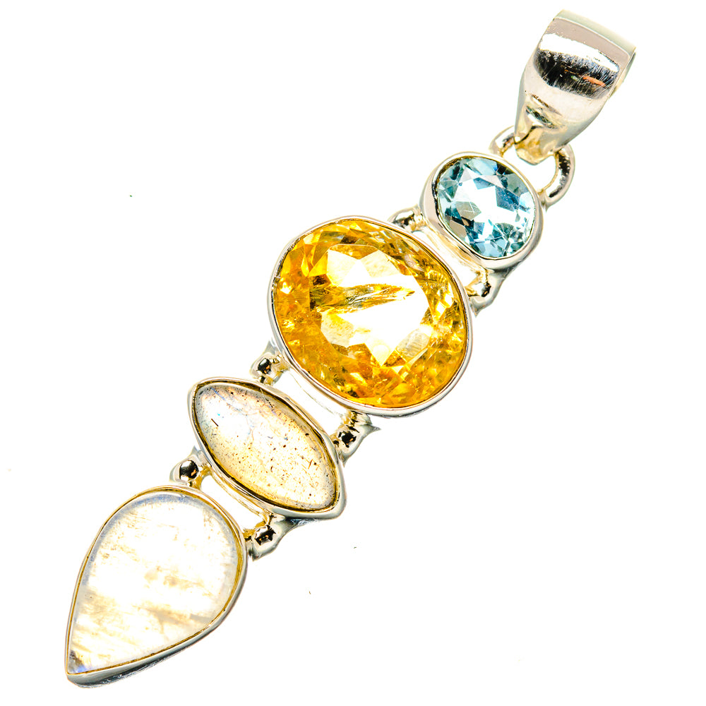 Citrine Pendants handcrafted by Ana Silver Co - PD35161 - Photo 2