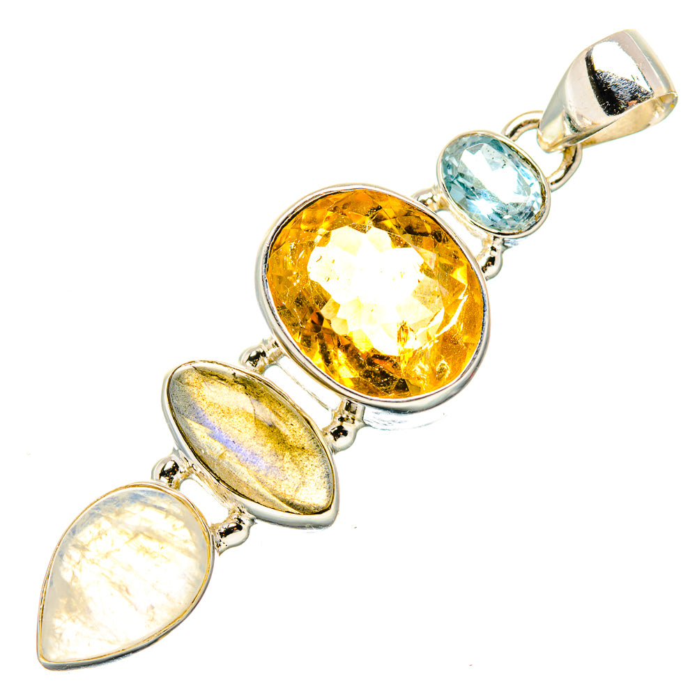 Citrine Pendants handcrafted by Ana Silver Co - PD35165 - Photo 2