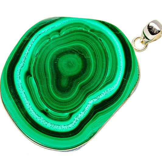 Malachite Pendants handcrafted by Ana Silver Co - PD35186 - Photo 2