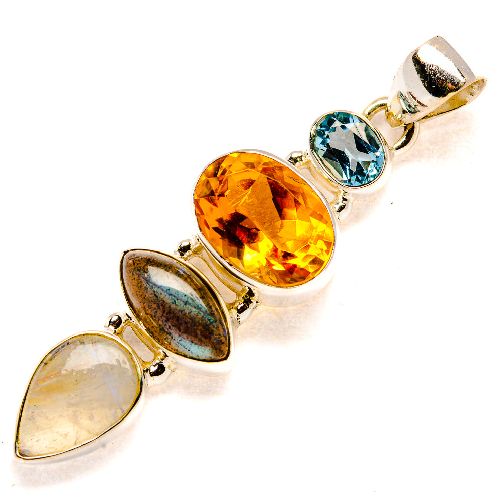 Citrine Pendants handcrafted by Ana Silver Co - PD35200 - Photo 2