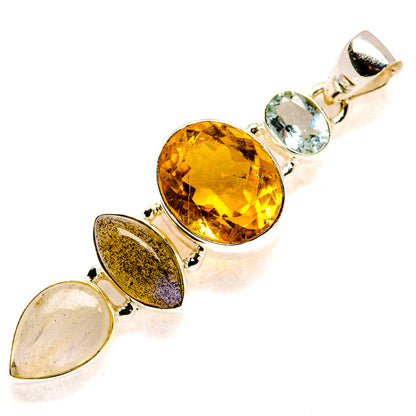Citrine Pendants handcrafted by Ana Silver Co - PD35202 - Photo 2
