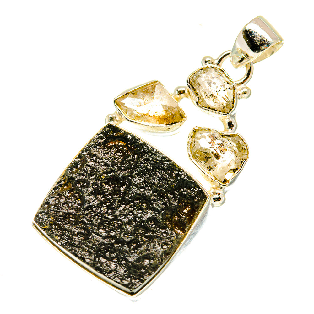 Tektite Pendants handcrafted by Ana Silver Co - PD3521