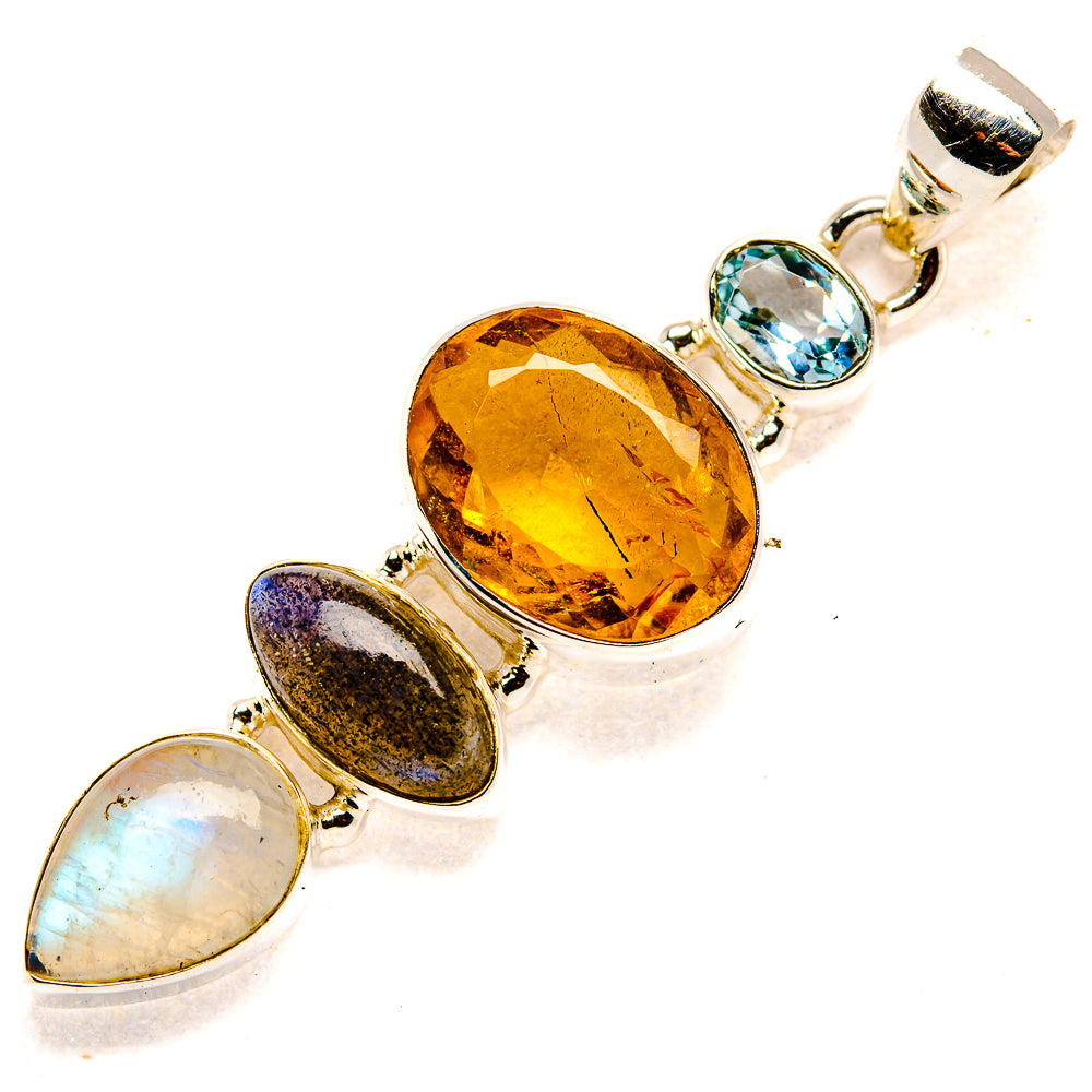 Citrine Pendants handcrafted by Ana Silver Co - PD35212 - Photo 2
