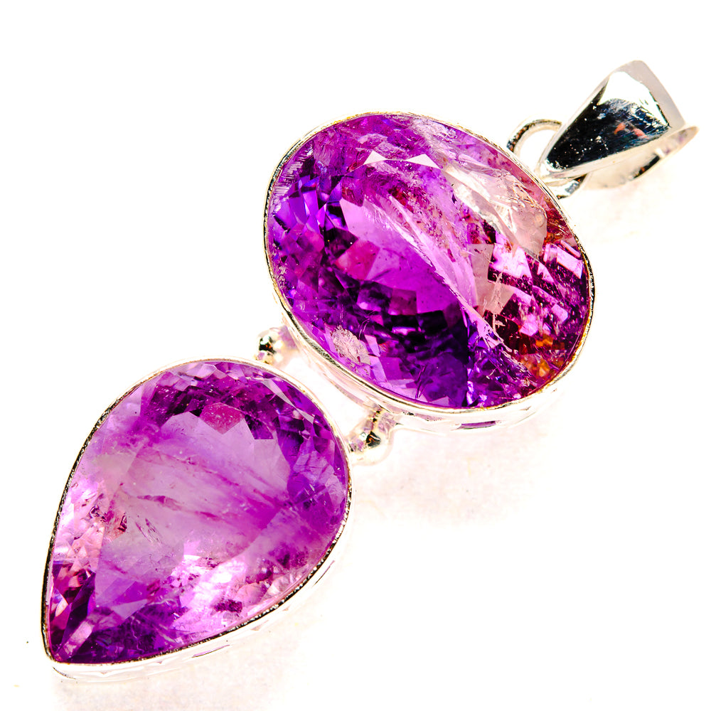 Amethyst Pendants handcrafted by Ana Silver Co - PD35214 - Photo 2