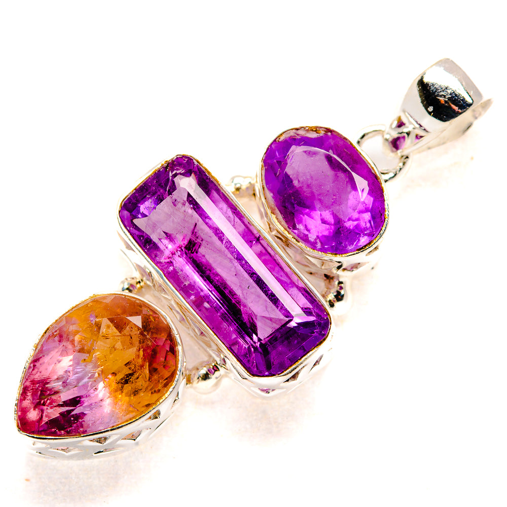 Ametrine Pendants handcrafted by Ana Silver Co - PD35216 - Photo 2