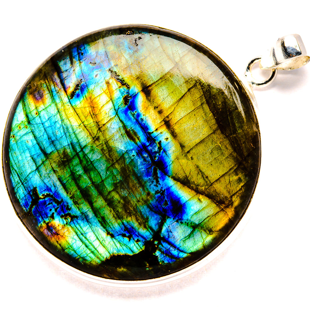 Labradorite Pendants handcrafted by Ana Silver Co - PD35219 - Photo 2
