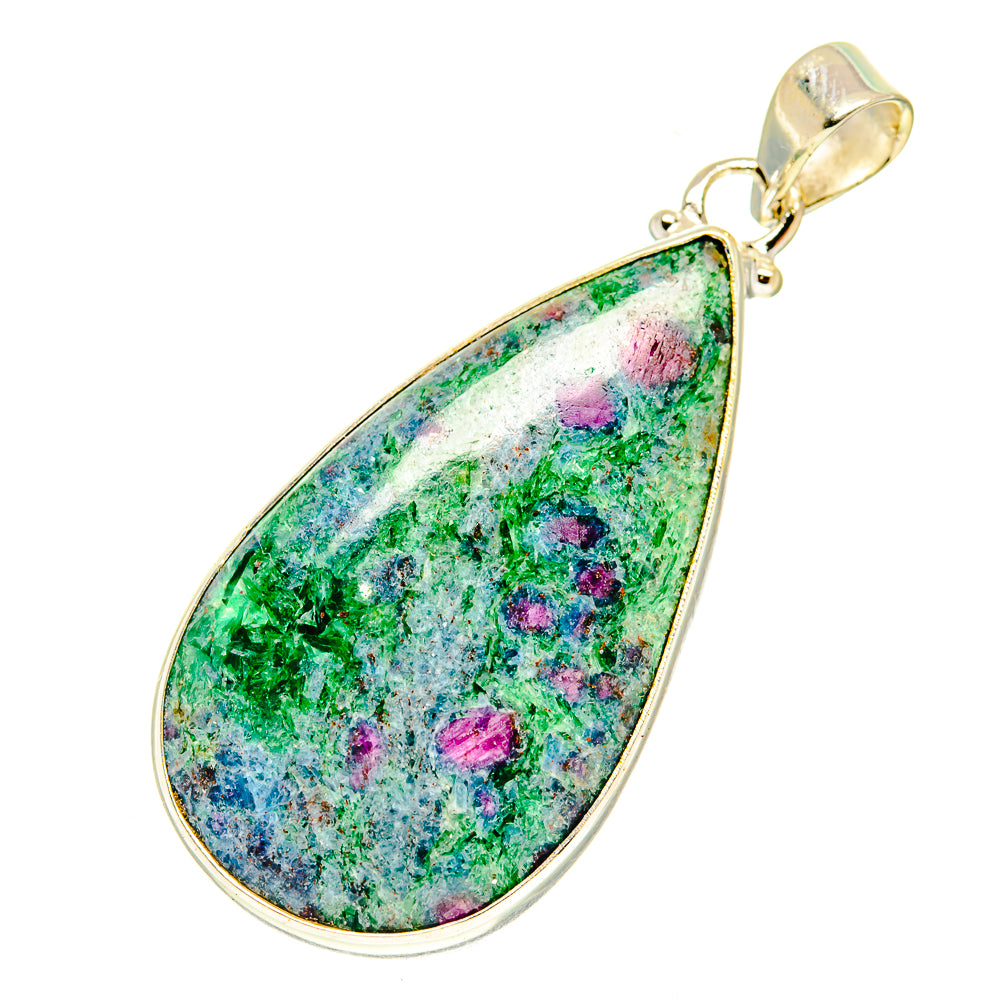 Ruby Fuchsite Pendants handcrafted by Ana Silver Co - PD3522