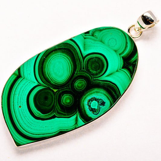 Malachite Pendants handcrafted by Ana Silver Co - PD35249 - Photo 2