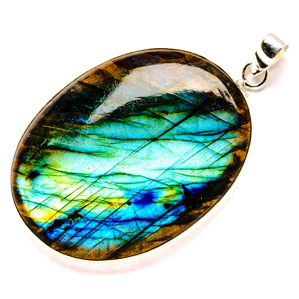 Labradorite Pendants handcrafted by Ana Silver Co - PD35251 - Photo 2