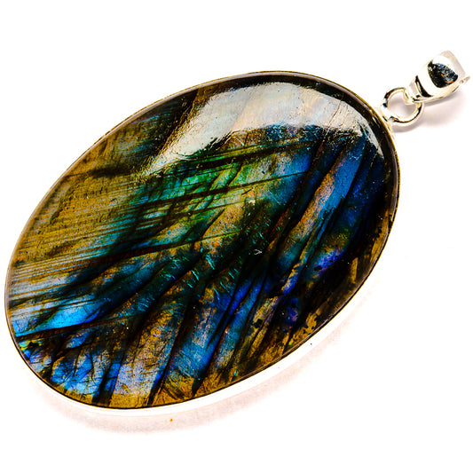 Labradorite Pendants handcrafted by Ana Silver Co - PD35252 - Photo 2