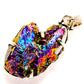 Titanium Sunshine Druzy Pendants handcrafted by Ana Silver Co - PD35258 - Photo 2