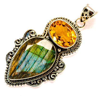 Labradorite Pendants handcrafted by Ana Silver Co - PD35262 - Photo 2