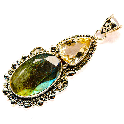 Labradorite Pendants handcrafted by Ana Silver Co - PD35265 - Photo 2