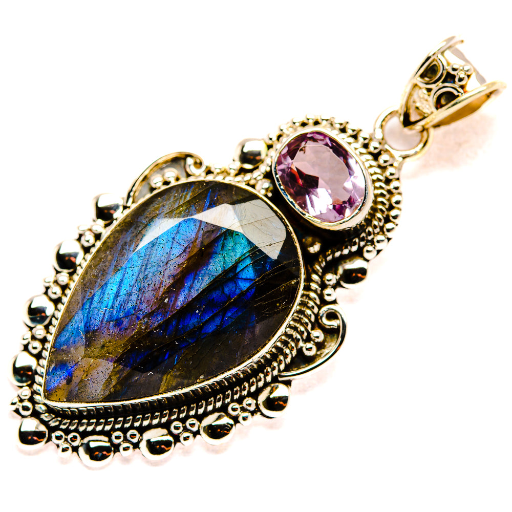 Labradorite Pendants handcrafted by Ana Silver Co - PD35266 - Photo 2