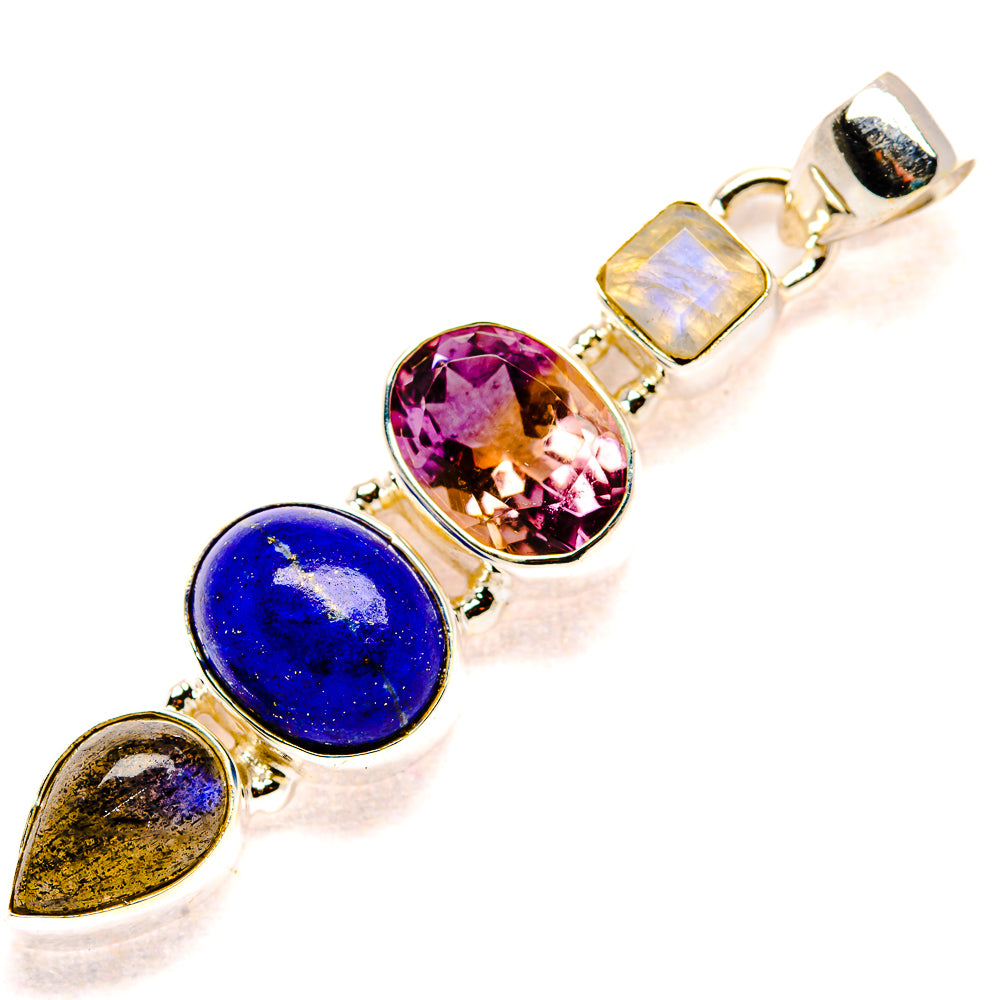 Lapis Lazuli Pendants handcrafted by Ana Silver Co - PD35274 - Photo 2