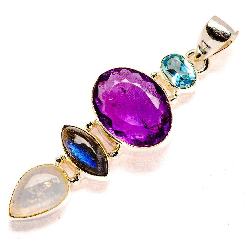 Amethyst Pendants handcrafted by Ana Silver Co - PD35276 - Photo 2