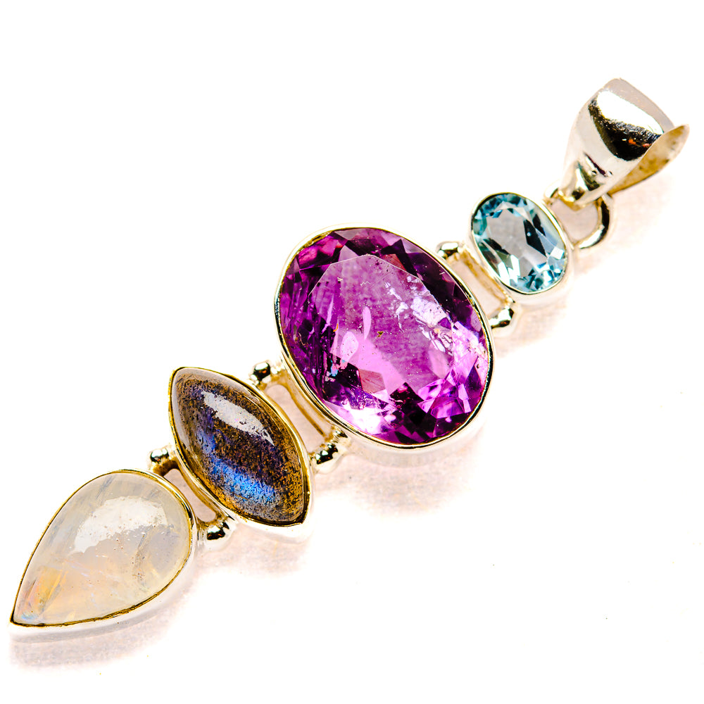 Amethyst Pendants handcrafted by Ana Silver Co - PD35283 - Photo 2