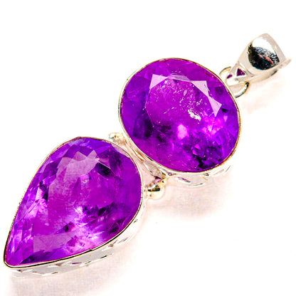 Amethyst Pendants handcrafted by Ana Silver Co - PD35285 - Photo 2