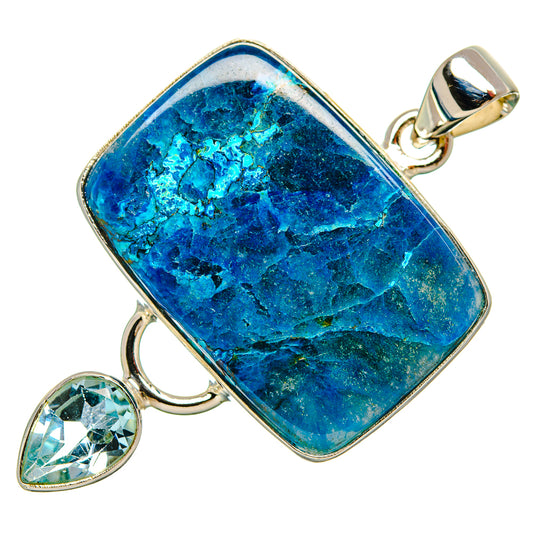 Chrysocolla Pendants handcrafted by Ana Silver Co - PD35298 - Photo 2