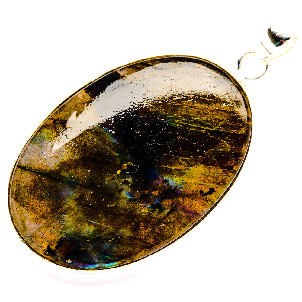 Labradorite Pendants handcrafted by Ana Silver Co - PD35316 - Photo 2