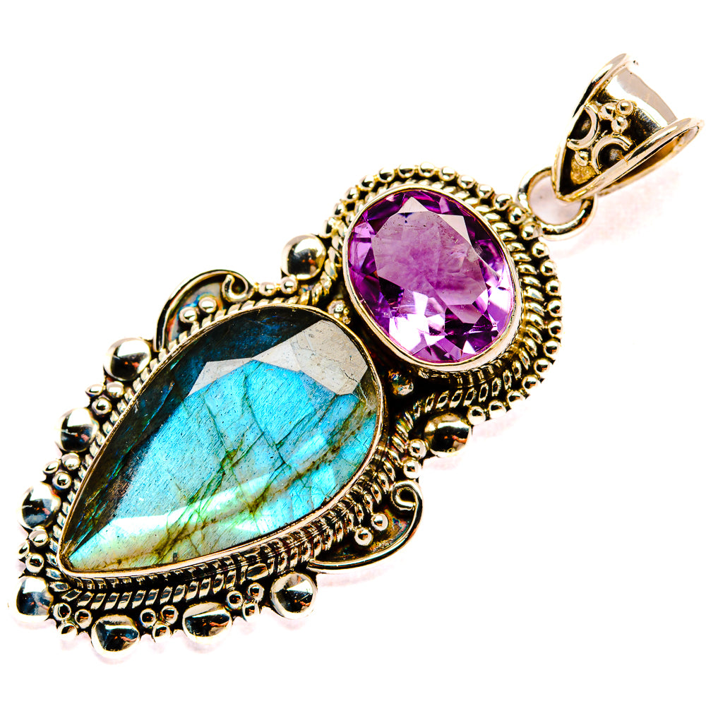Labradorite Pendants handcrafted by Ana Silver Co - PD35320 - Photo 2