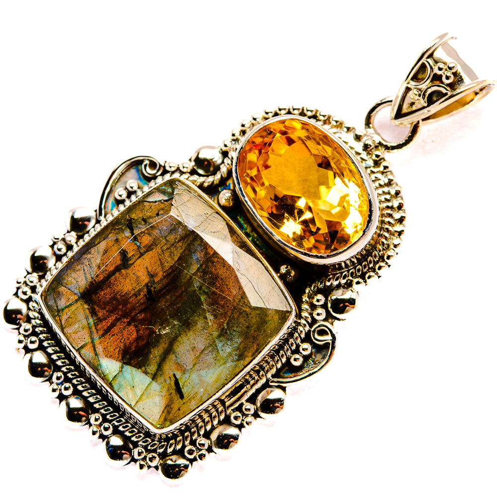 Labradorite Pendants handcrafted by Ana Silver Co - PD35321 - Photo 2