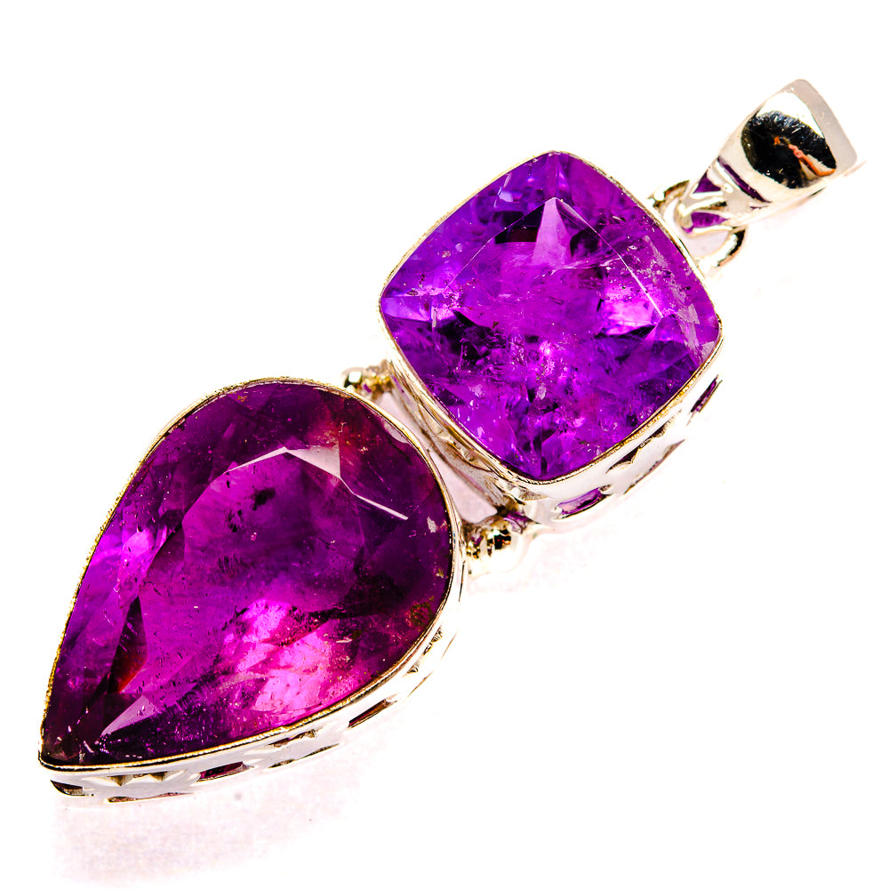 Amethyst Pendants handcrafted by Ana Silver Co - PD35332 - Photo 2