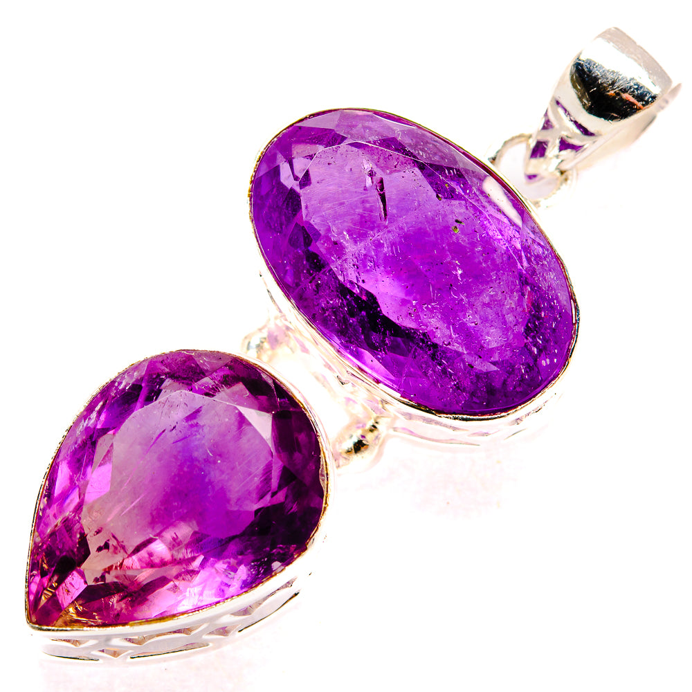 Amethyst Pendants handcrafted by Ana Silver Co - PD35335 - Photo 2