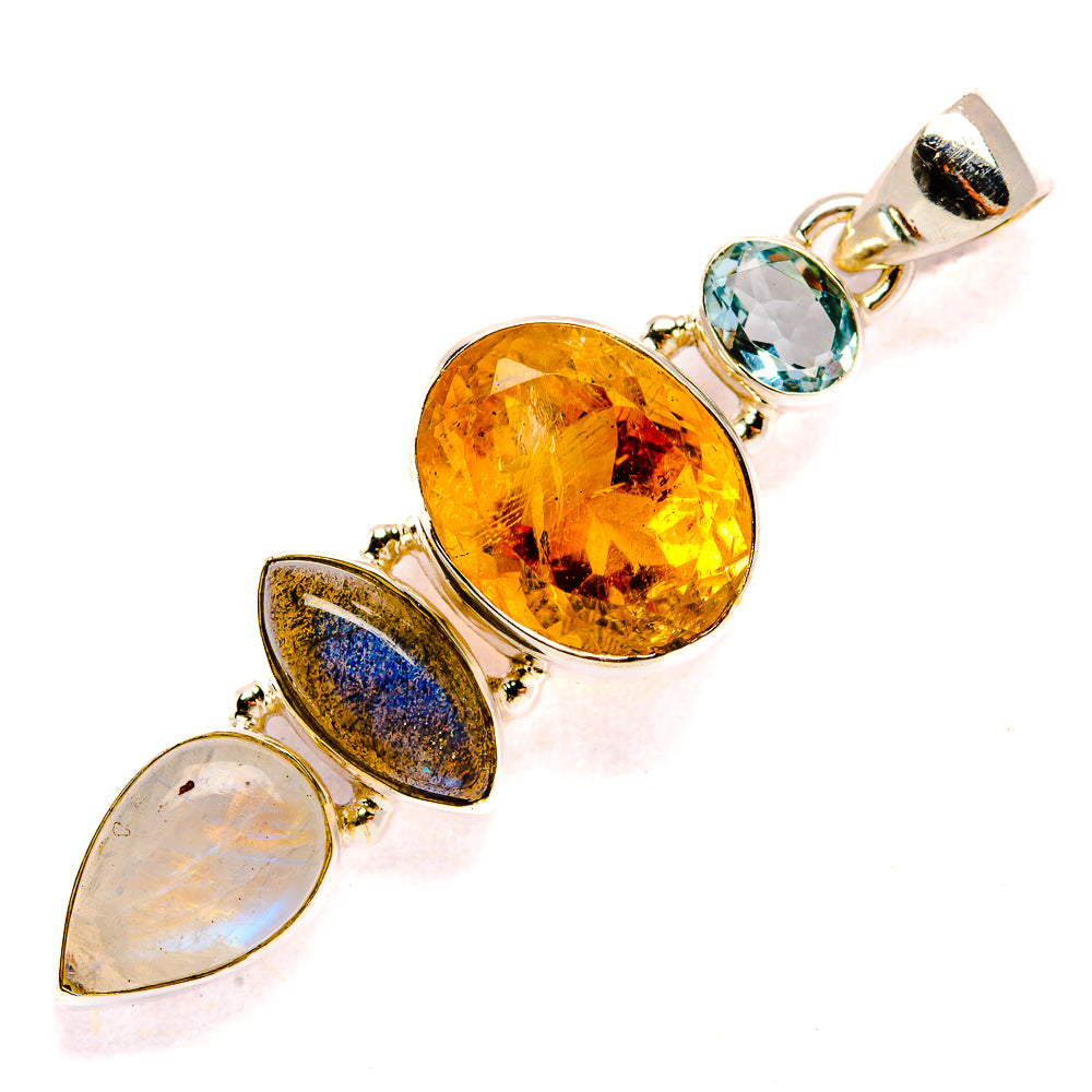 Citrine Pendants handcrafted by Ana Silver Co - PD35341 - Photo 2