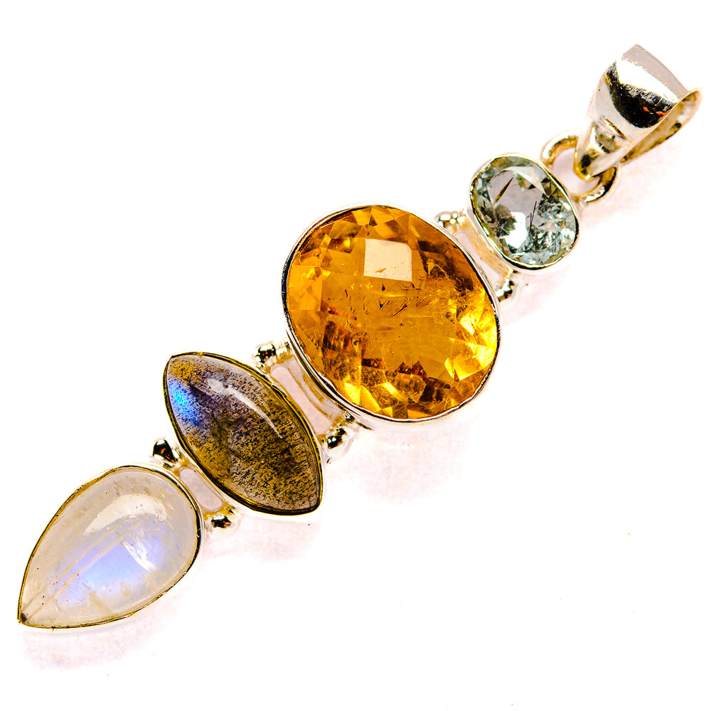 Citrine Pendants handcrafted by Ana Silver Co - PD35343 - Photo 2