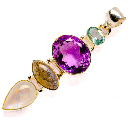 Amethyst Pendants handcrafted by Ana Silver Co - PD35344 - Photo 2