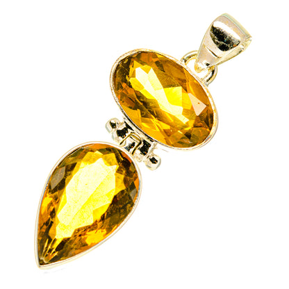 Mandarin Citrine Pendants handcrafted by Ana Silver Co - PD3535