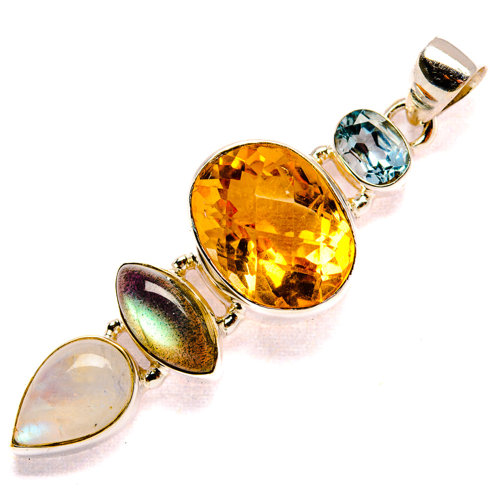 Citrine Pendants handcrafted by Ana Silver Co - PD35350 - Photo 2