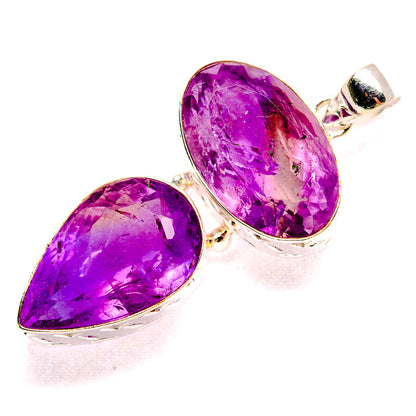 Amethyst Pendants handcrafted by Ana Silver Co - PD35352 - Photo 2