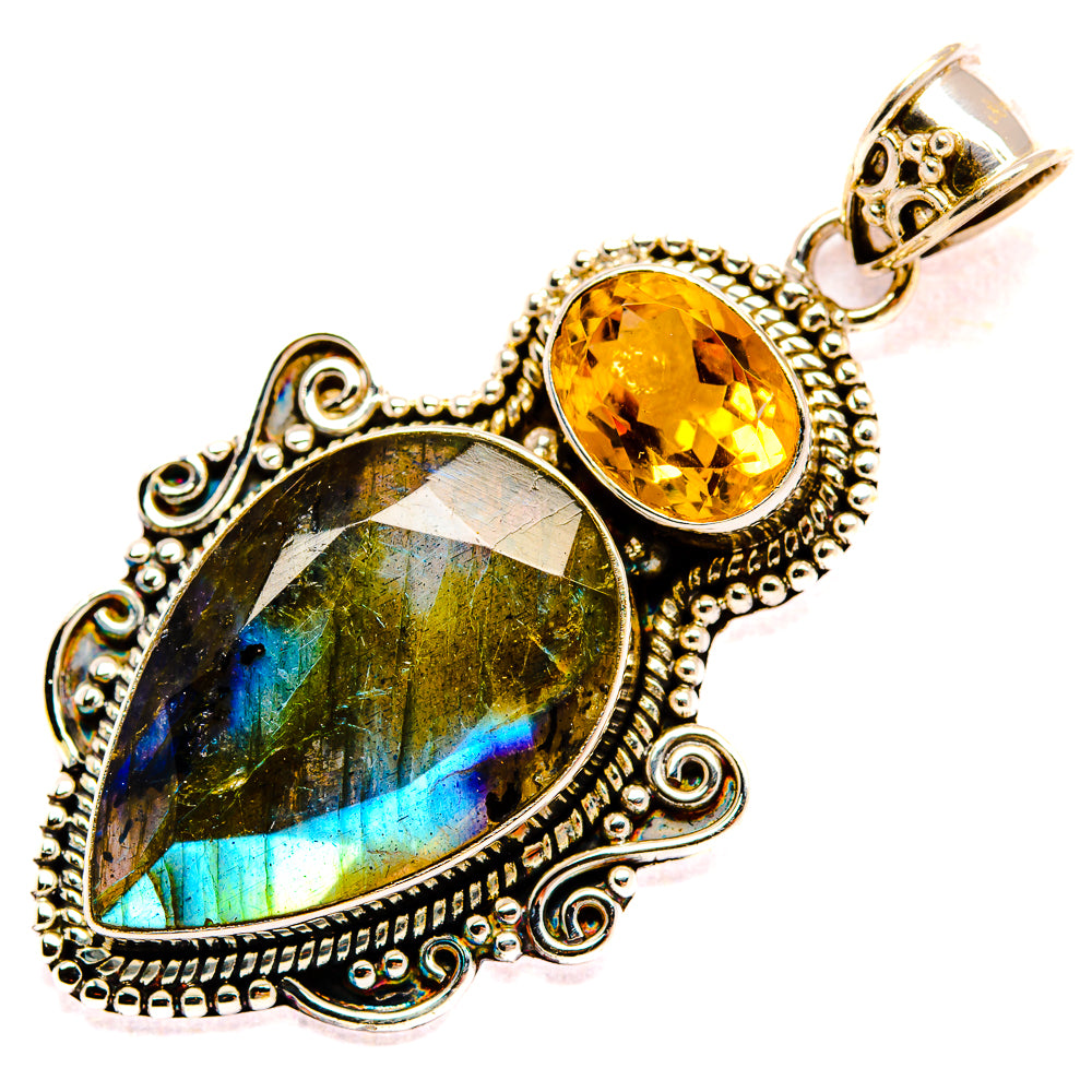 Labradorite Pendants handcrafted by Ana Silver Co - PD35360 - Photo 2