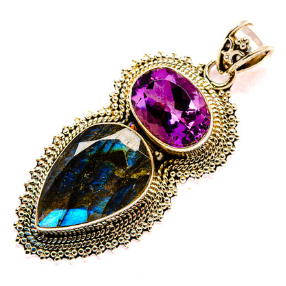 Labradorite Pendants handcrafted by Ana Silver Co - PD35361 - Photo 2