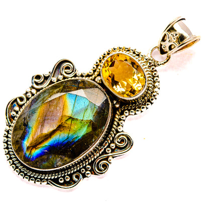 Labradorite Pendants handcrafted by Ana Silver Co - PD35362 - Photo 2