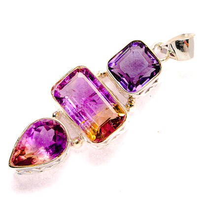 Ametrine Pendants handcrafted by Ana Silver Co - PD35363 - Photo 2