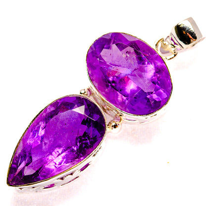 Amethyst Pendants handcrafted by Ana Silver Co - PD35365 - Photo 2